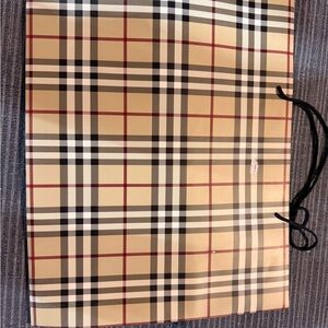 Large Burberry Beige plaid bag